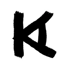 monogram of letter A and K
